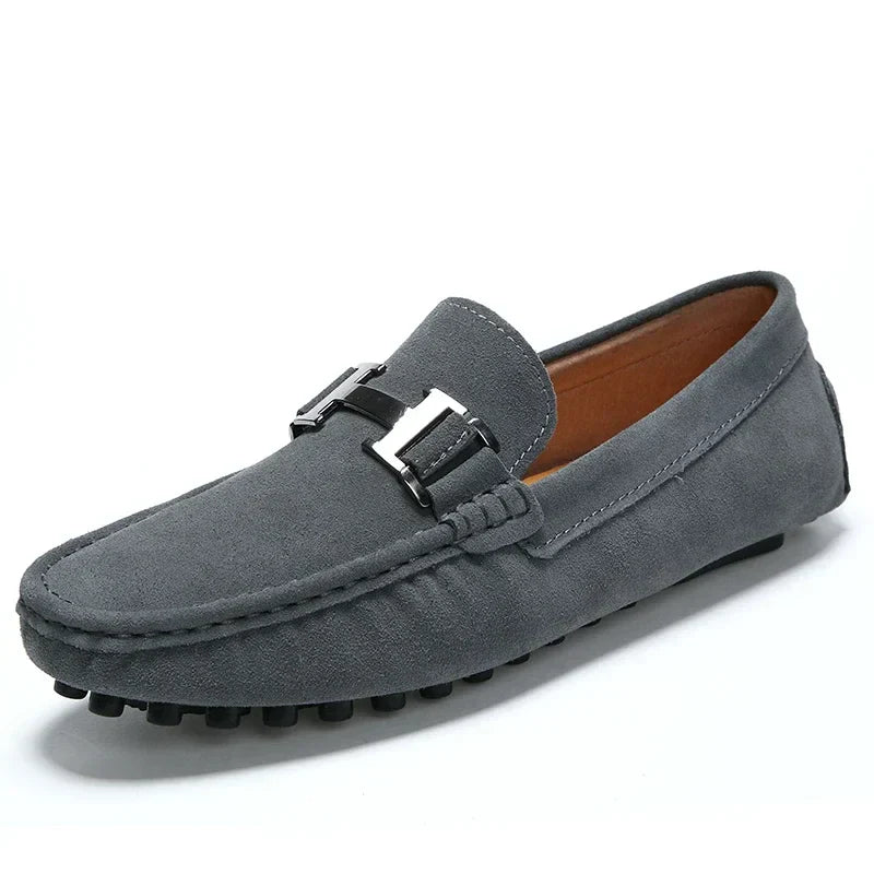 Soft Leather Slip On Loafers For Men