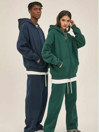 Cozy Ladies 2 Piece Fleece Hoodie Tracksuit Set UK - OutfitLondon