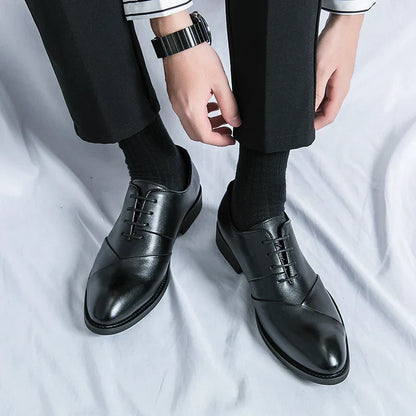Luxury Brown Leather Dress Shoe