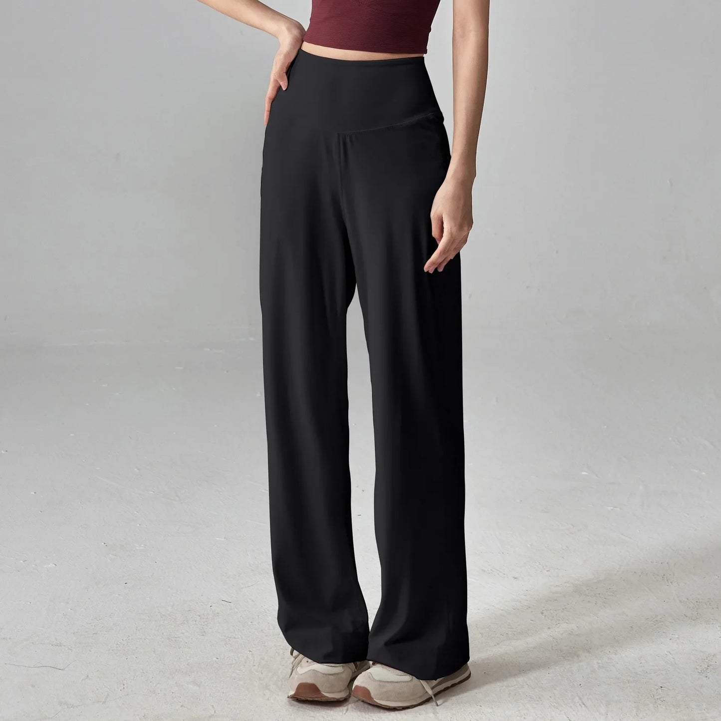 Soft Stretchy Sweatpants with Side Pockets