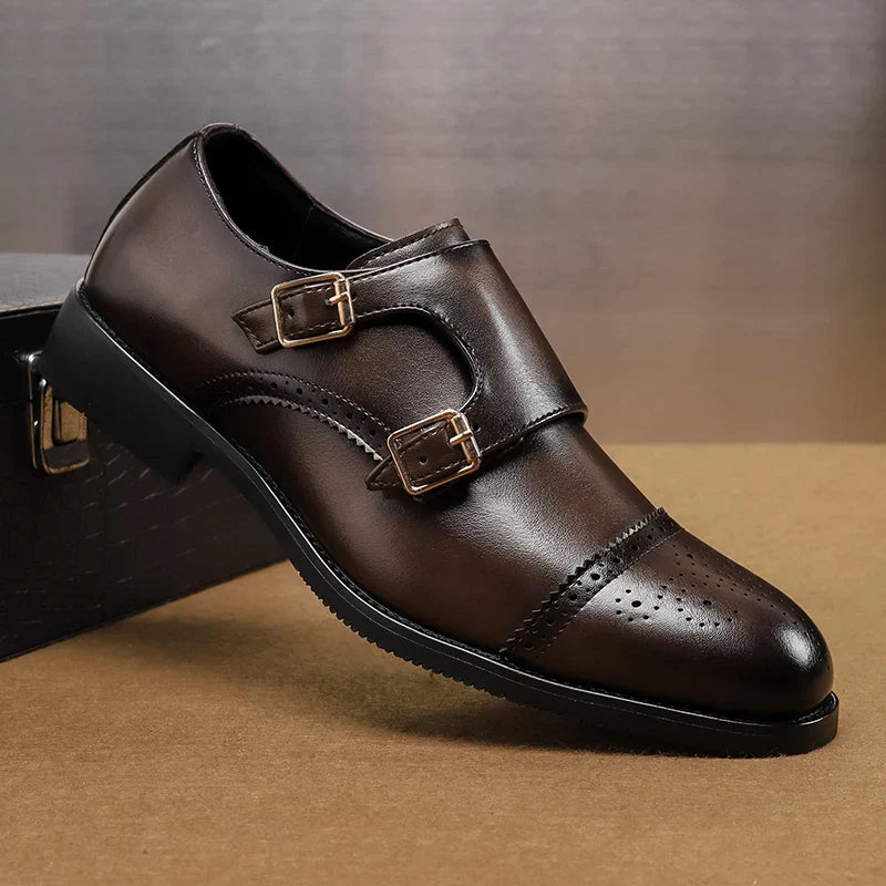 Luxury Double Buckle Dress Shoes - OutfitLondon