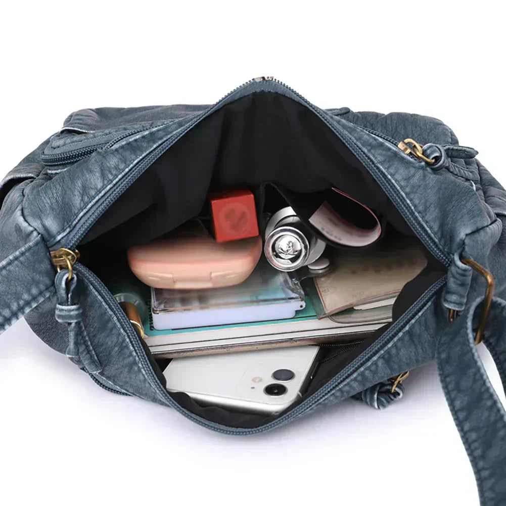 Ladies Classic Multi Pocket Tote Bag
