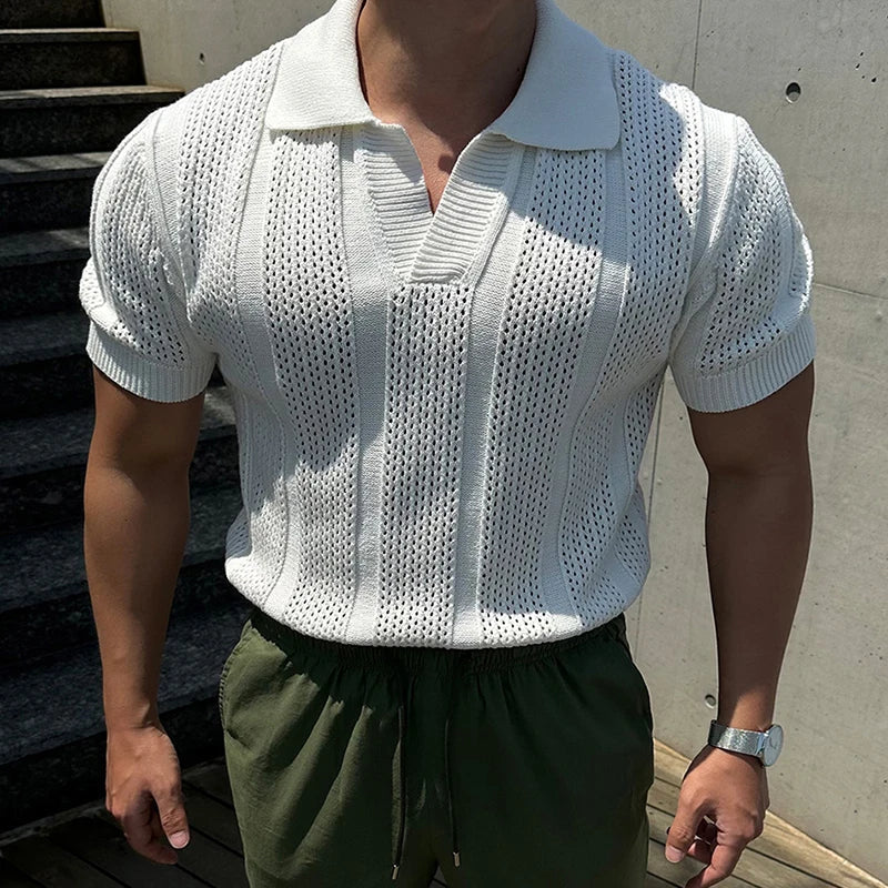 Breathable Cool Mens Polo Shirt