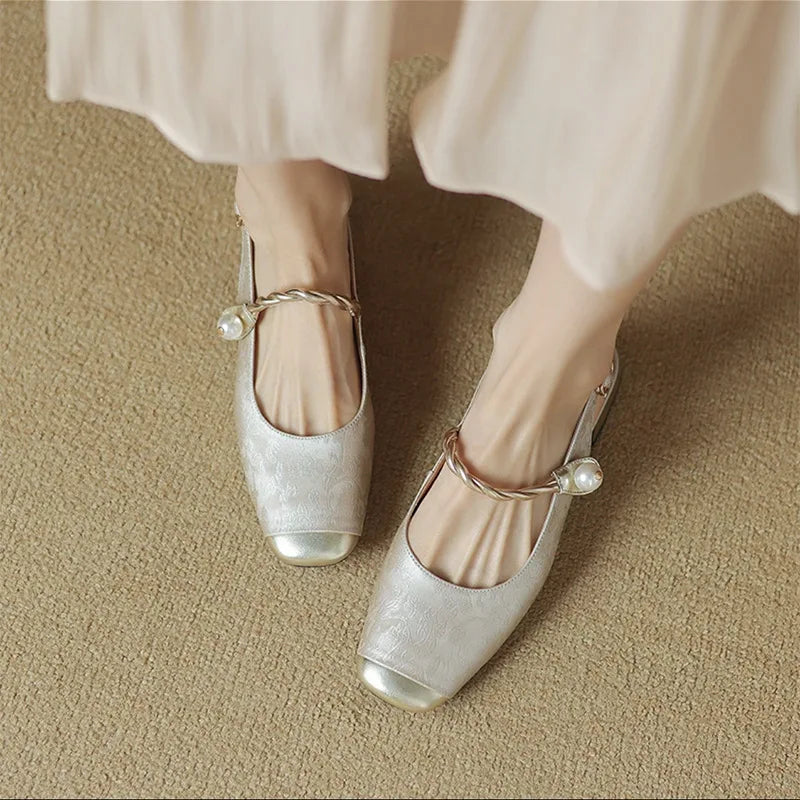 Classic Buckle Back Pumps