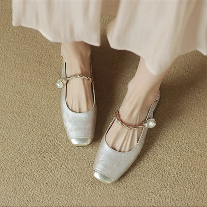 Classic Buckle Back Pumps