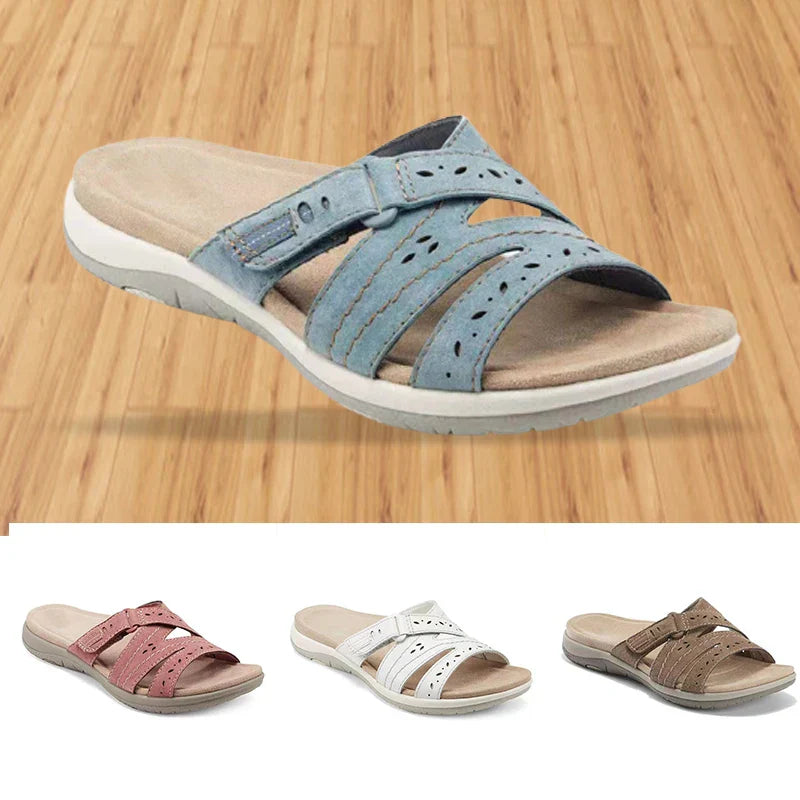 Soft Orthotic Adjustable Strap Sandals - OutfitLondon