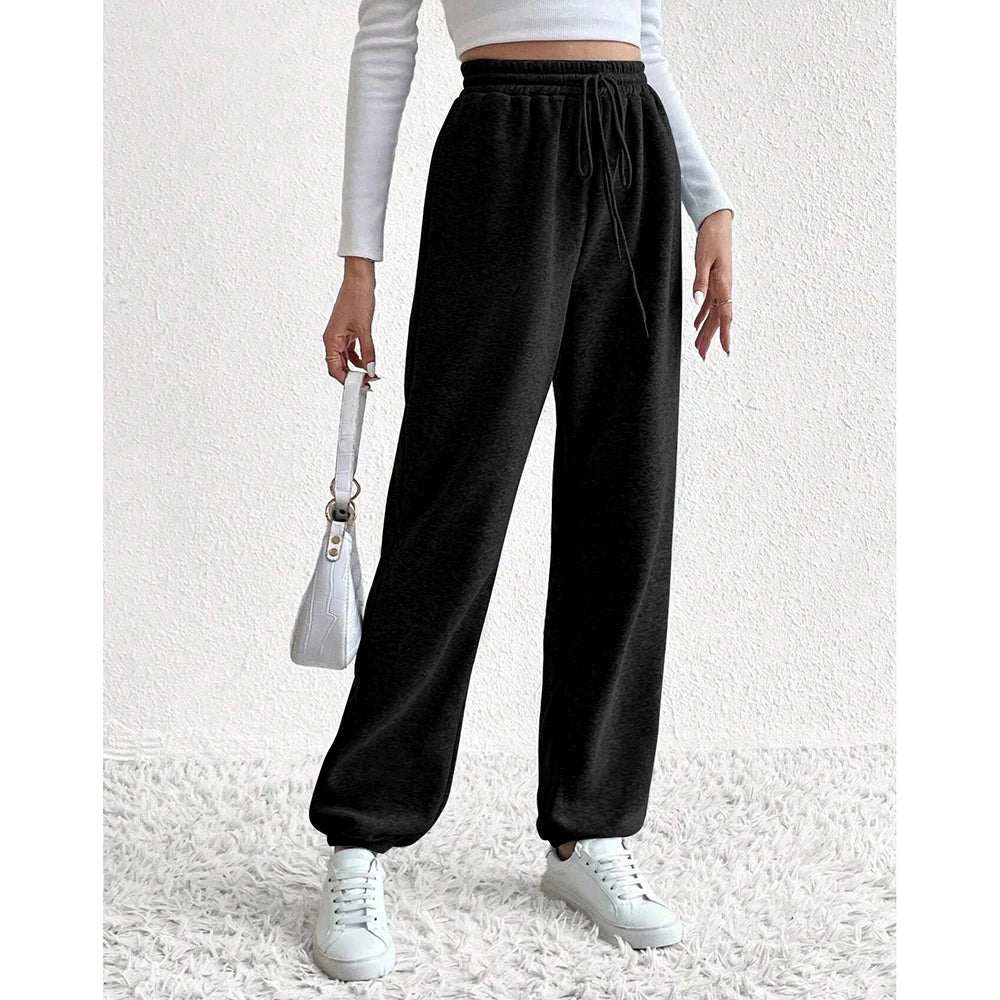 Soft High Waisted Sports Pants for Ladies