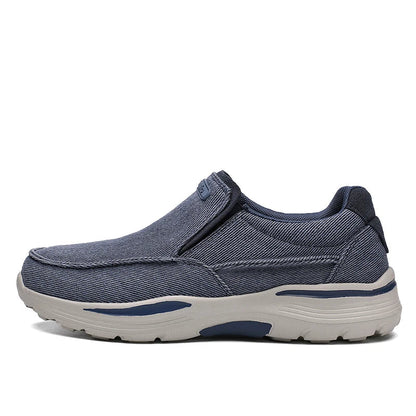 Lightweight Casual Blue Slip On Shoes