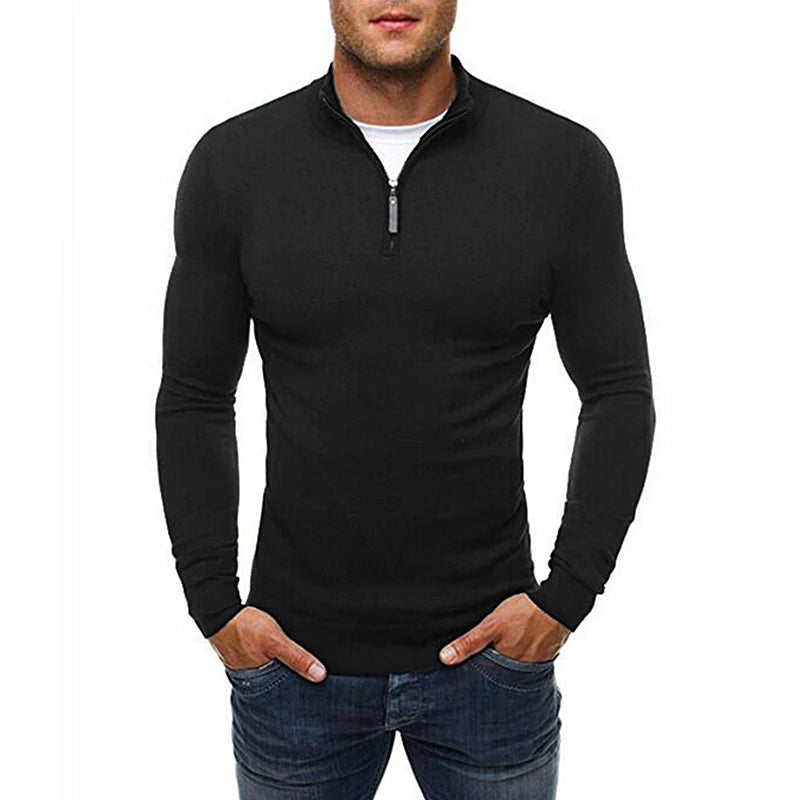Warm Casual Men's Winter Crew Sweater