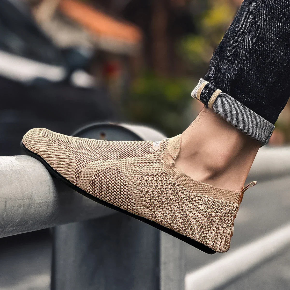 Breathable Mesh Slip On Shoes