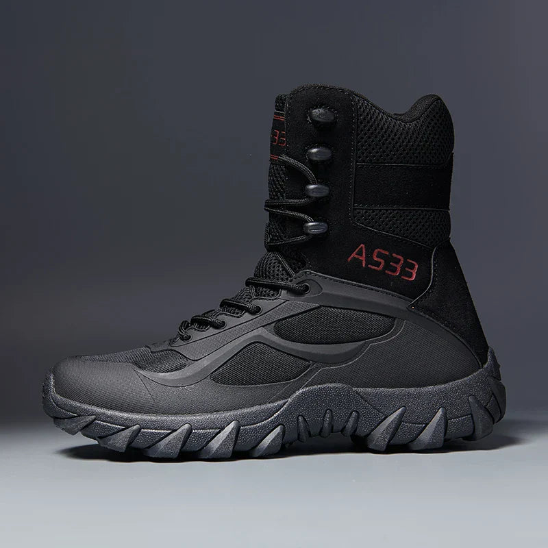 Tough Waterproof Mens Leather Work Boots