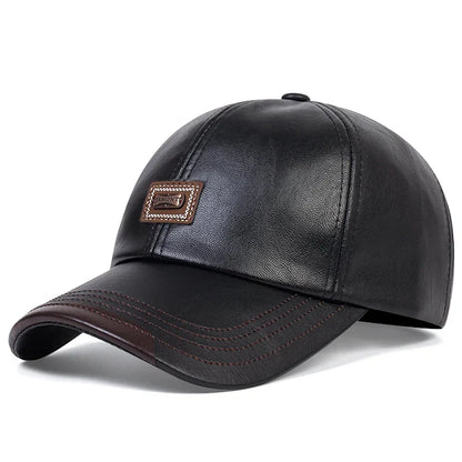 Genuine Leather Dad Gift Hat