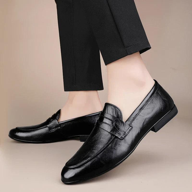 Luxury Real Leather Slip On Shoe