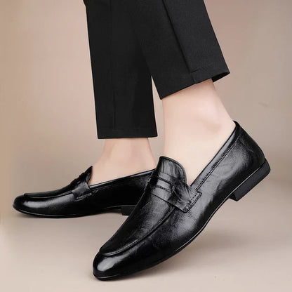 Luxury Real Leather Slip On Shoe