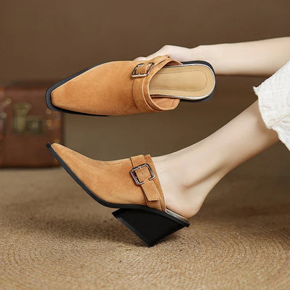 Luxury Soft Slip On Mules