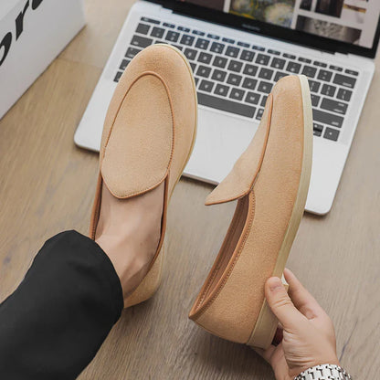 Luxurious Suede Slip On Shoes
