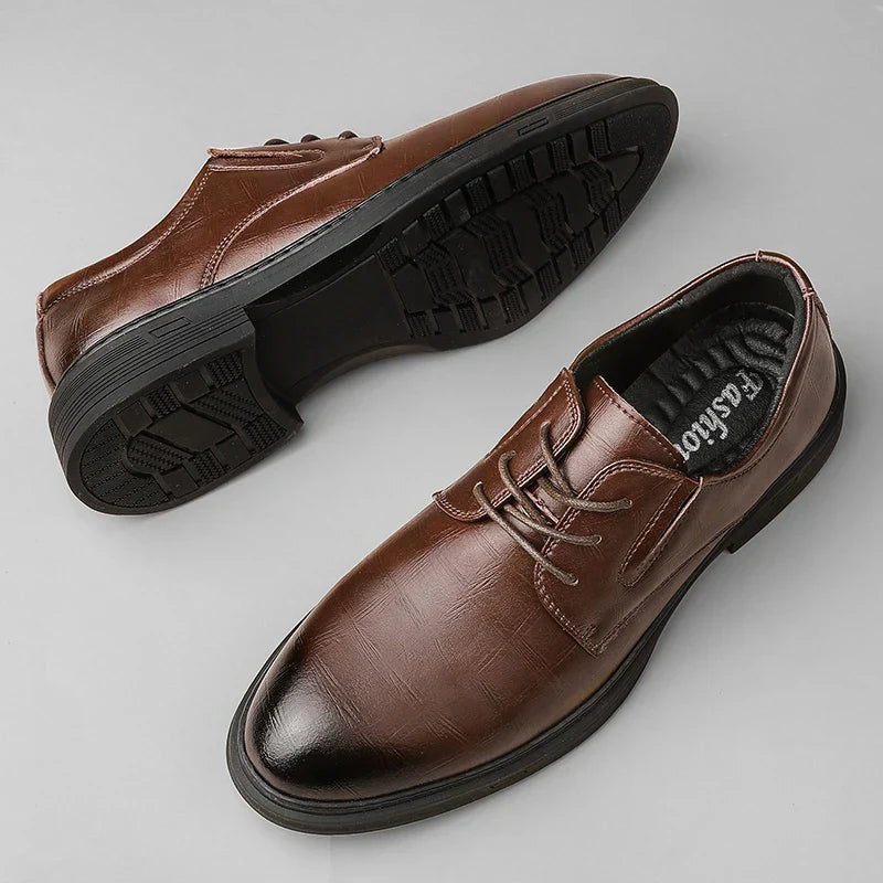 Real Leather Smart Dress Shoes