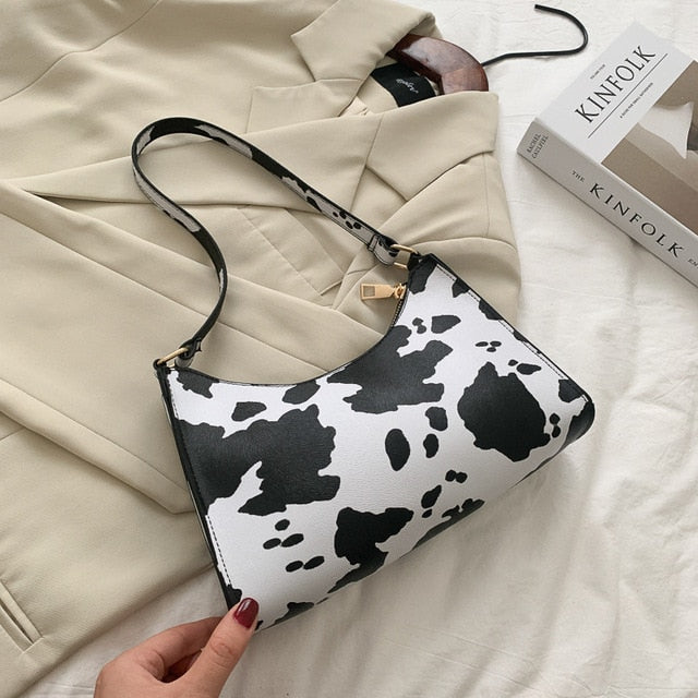 Fashionable Black White Stripe Tote Bag