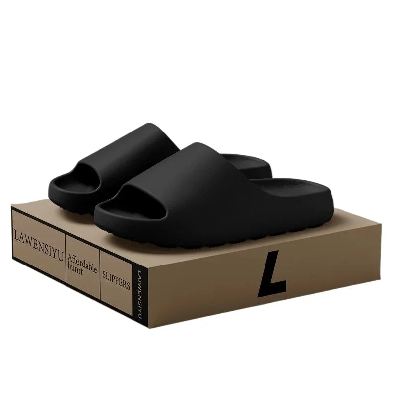 Plush Beach Sandals Extra Cushion Support - OutfitLondon