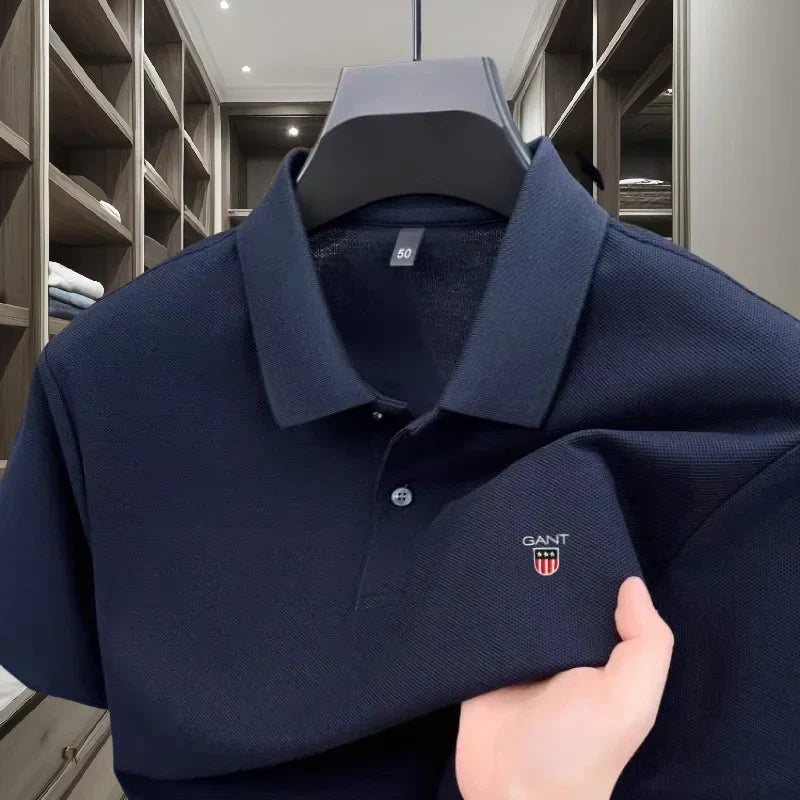 Relaxed Fit Men's Polo Shirt - Breathable & Dry - OutfitLondon