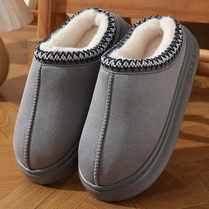 Soft Plush Unisex Slippers – Warm Cozy House Shoes