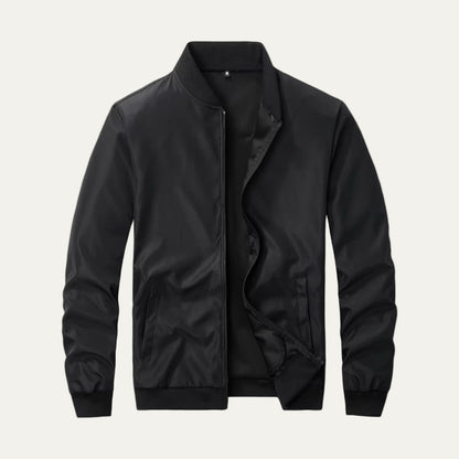 Slim Fit Zip Up Bomber Jacket for Men