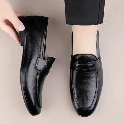 Luxury Real Leather Slip On Shoe