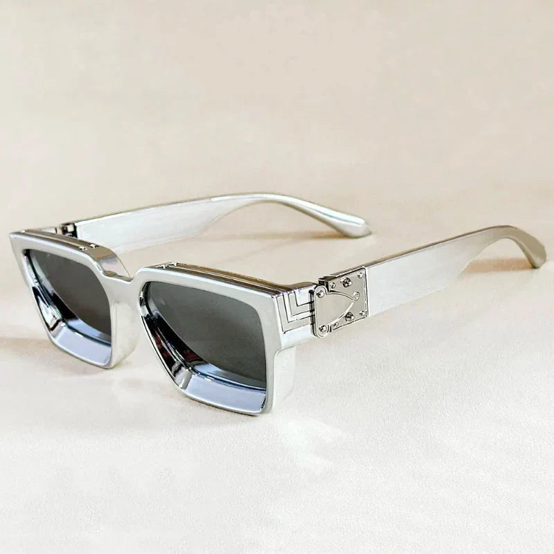 Monza Mens Retro Angular Sunglasses