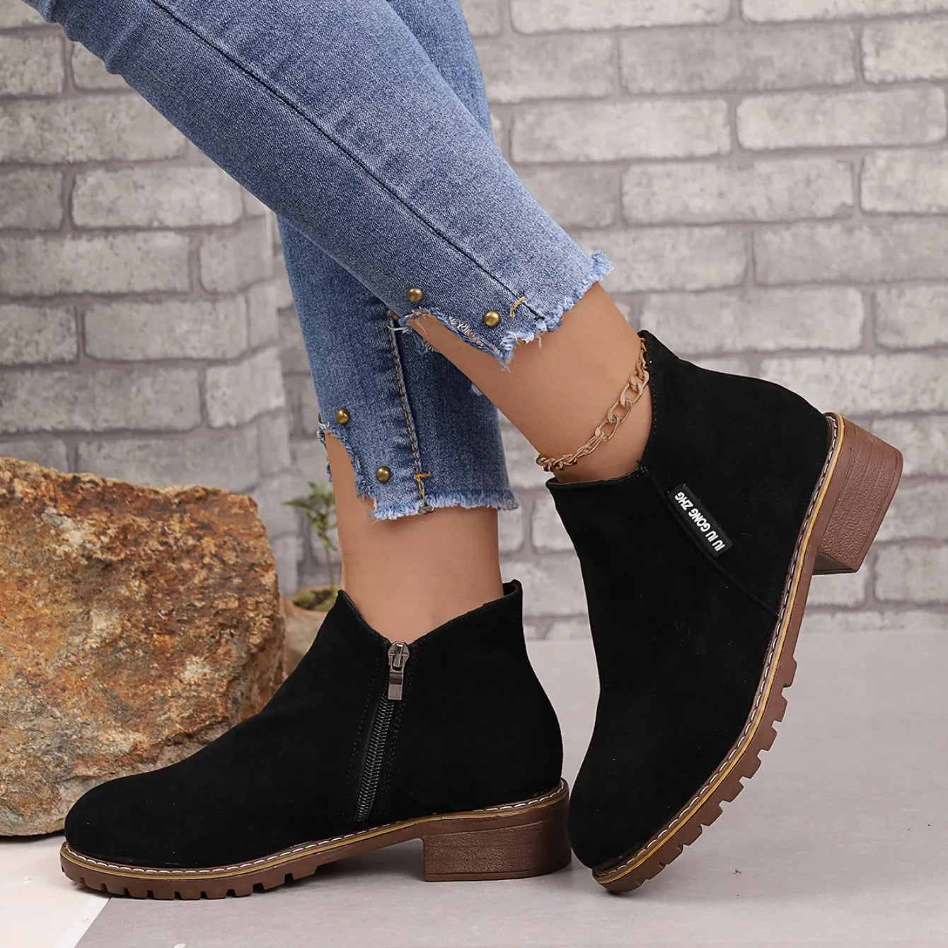 Comfy Women's Slip On Ankle Boots