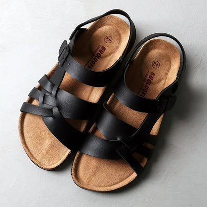 Luxury Leather Sandals - Elegant All Day Comfort