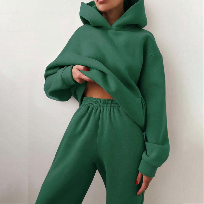 Soft Women's Lounge Hoodie Pant Set