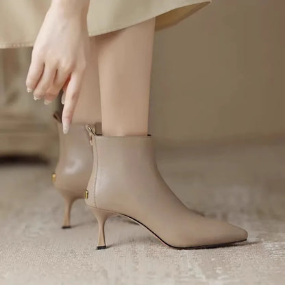 Stylish Cat Ankle Boots