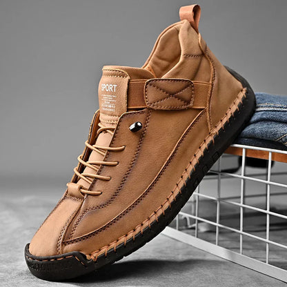 Men's Comfortable Lace Up Sneakers with Good Grip Sole - OutfitLondon