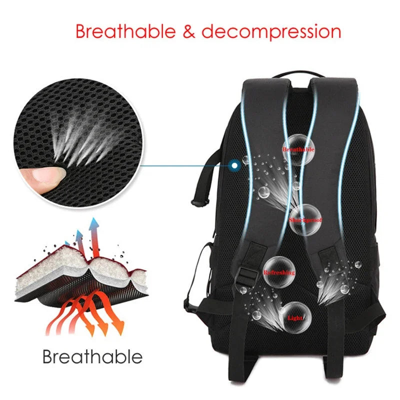 Durable Water Resistant Camera Hiking Backpack