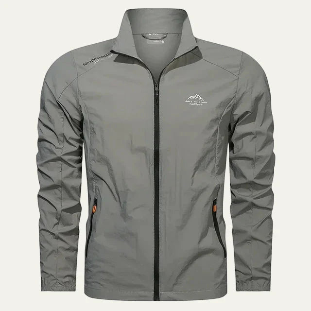 Men's Slim Water Resistant Zip Jacket