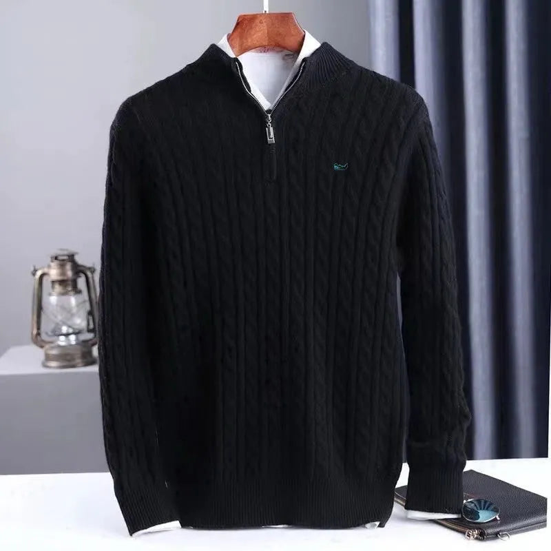 Timeless Pullover Zip Up Sweater