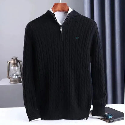 Timeless Pullover Zip Up Sweater