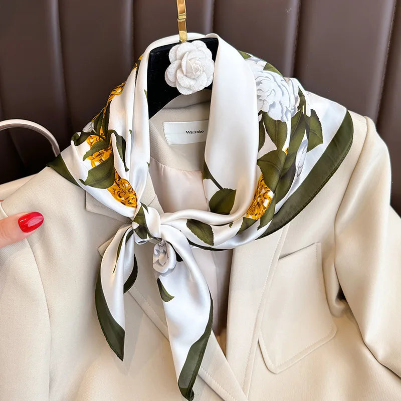 Warm Plaid Women's Scarf Neck Wrap Accessory