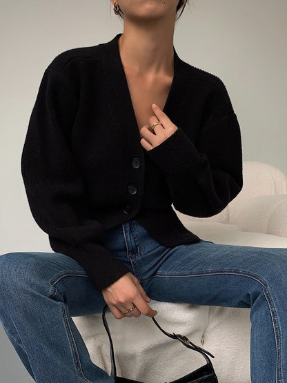 Soft Women's Button Front Long Cardigan Sweater