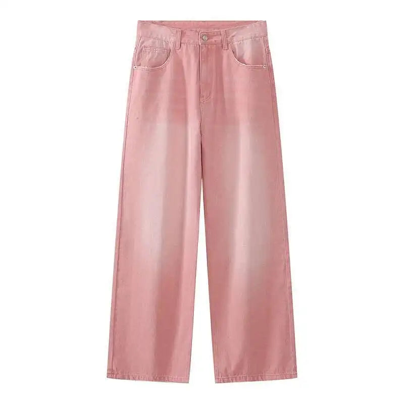 Comfortable Loose Fit Ripped Mens Vintage Jeans