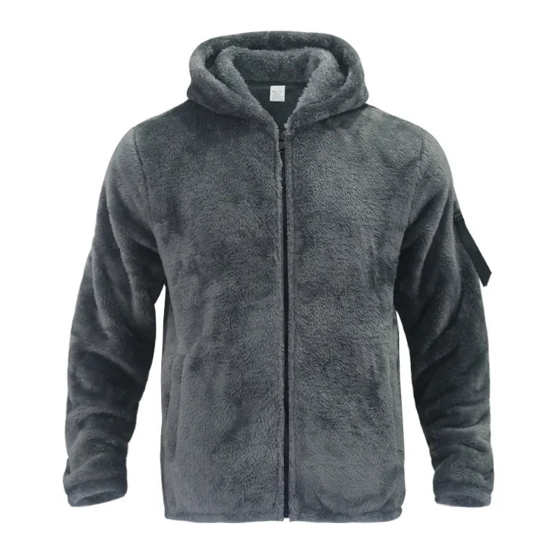 Warm Fleece Hoodie Winter Coat