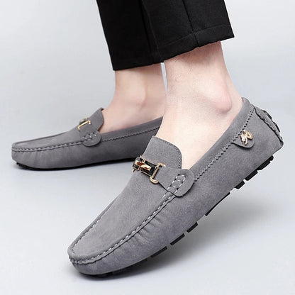 Luxury Soft Leather Slip On Shoes