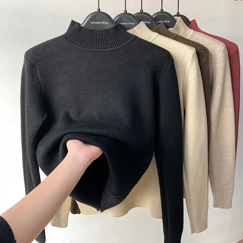 Cozy Fleece Crew Neck Pullover