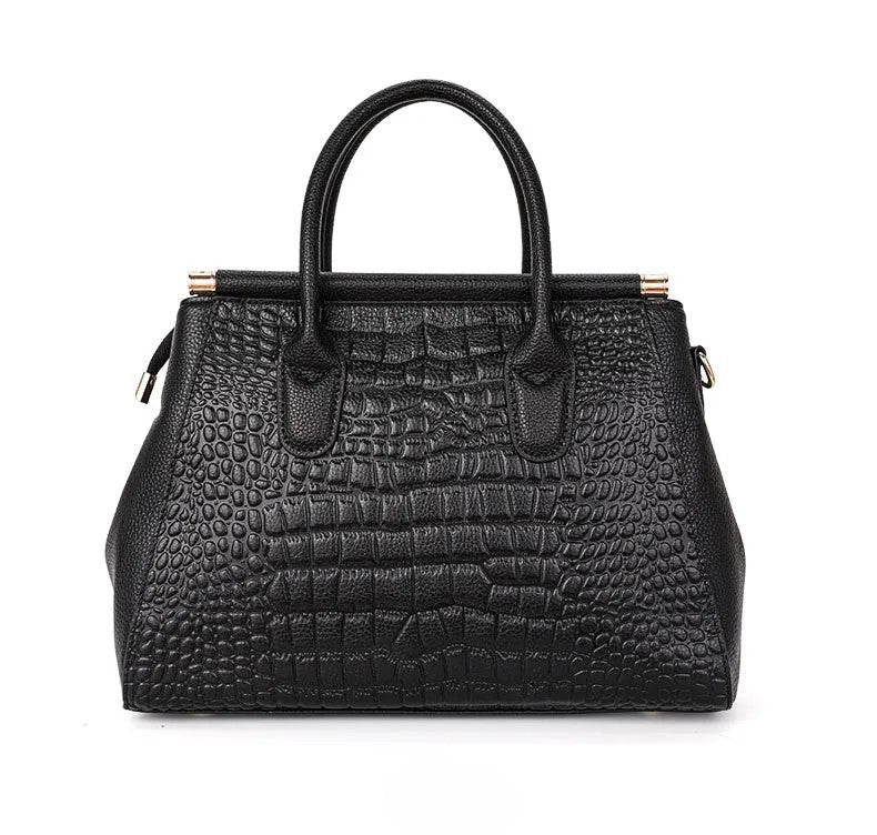 Stylish Crocodile Pattern Tote Bag