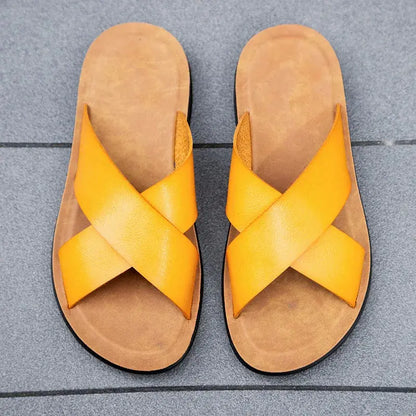 Classic Italian Leather Sandal Shoes