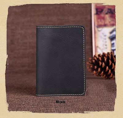 Genuine Leather Passport Travel Wallet