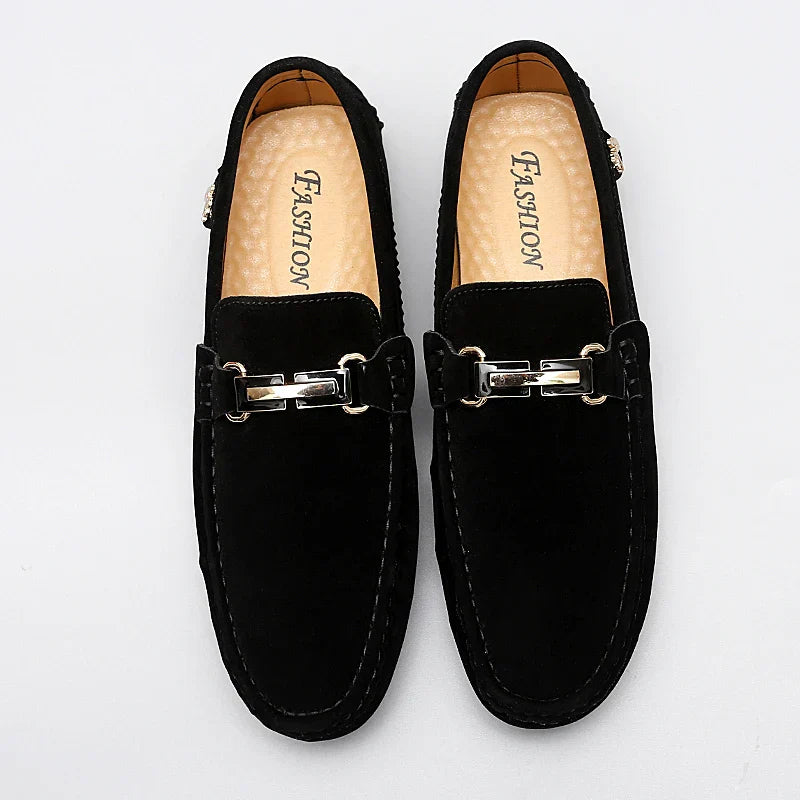 Luxury Soft Leather Slip On Shoes