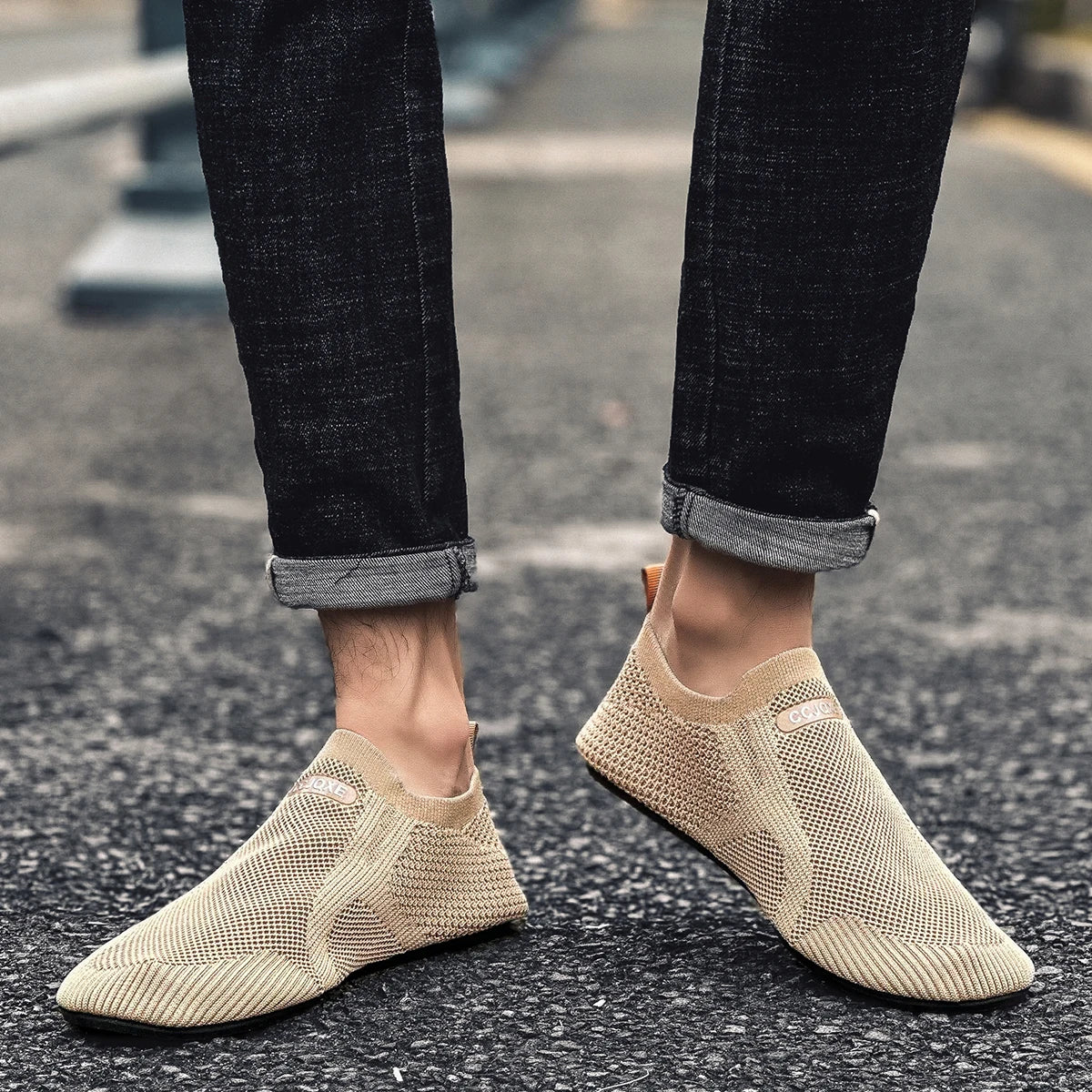 Breathable Mesh Slip On Shoes