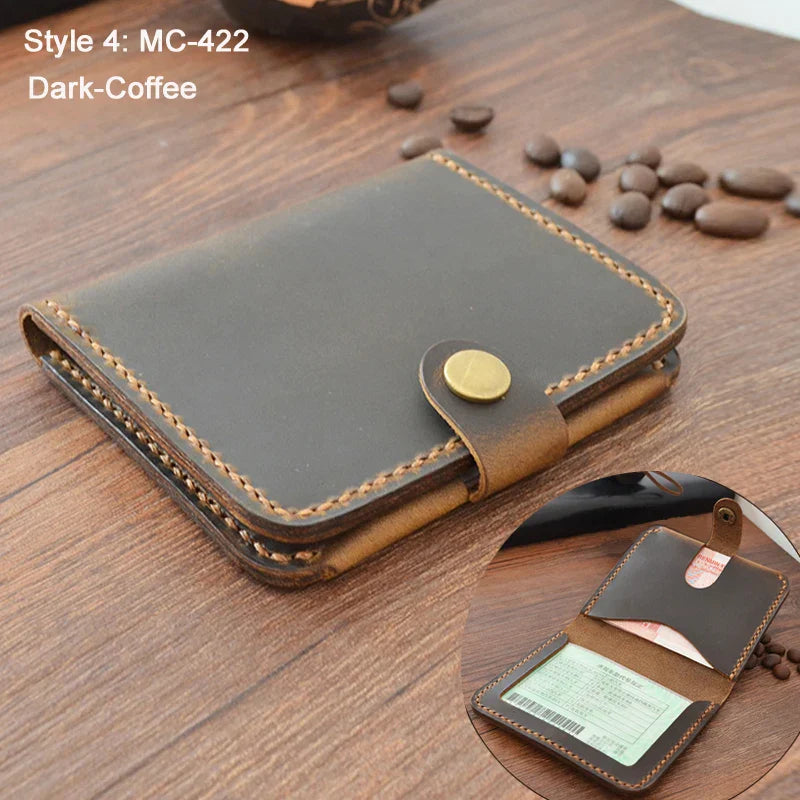 Authentic Tan Leather Card Holder