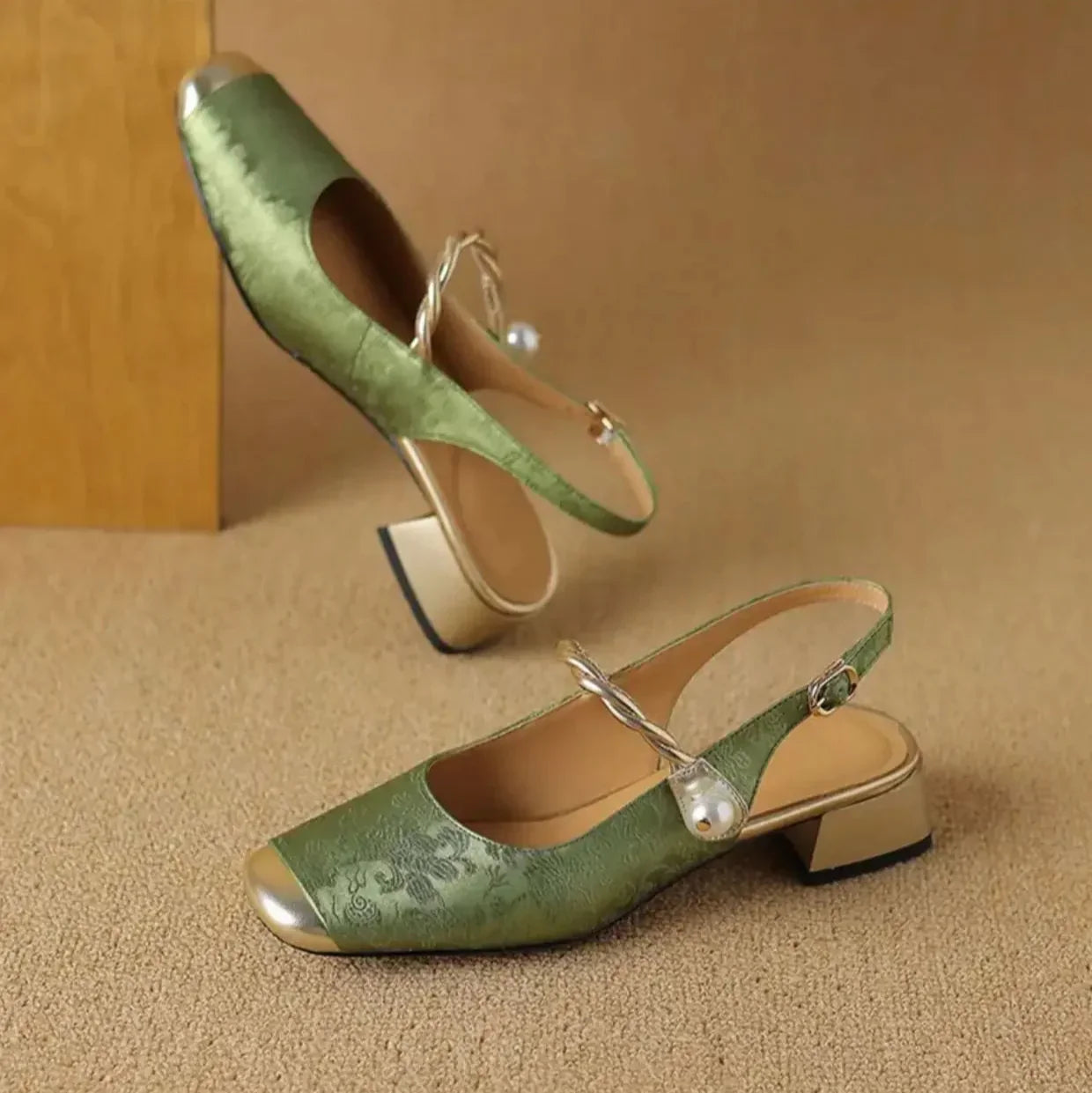 Classic Buckle Back Pumps
